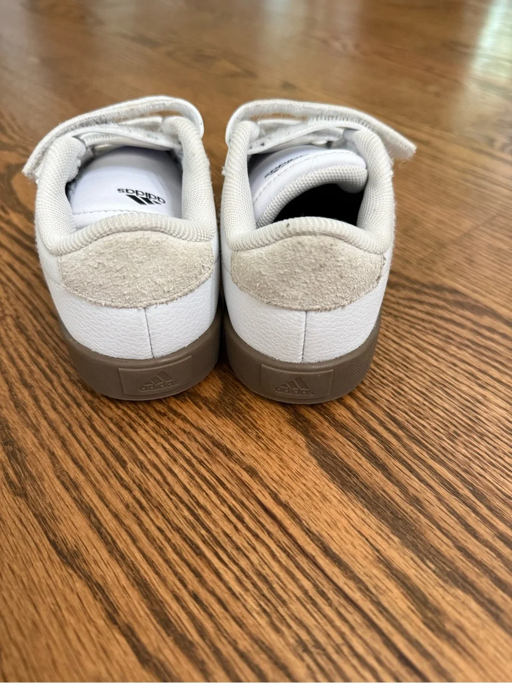 Toddler Adidas VL Court 3.0 tennis shoes size 10